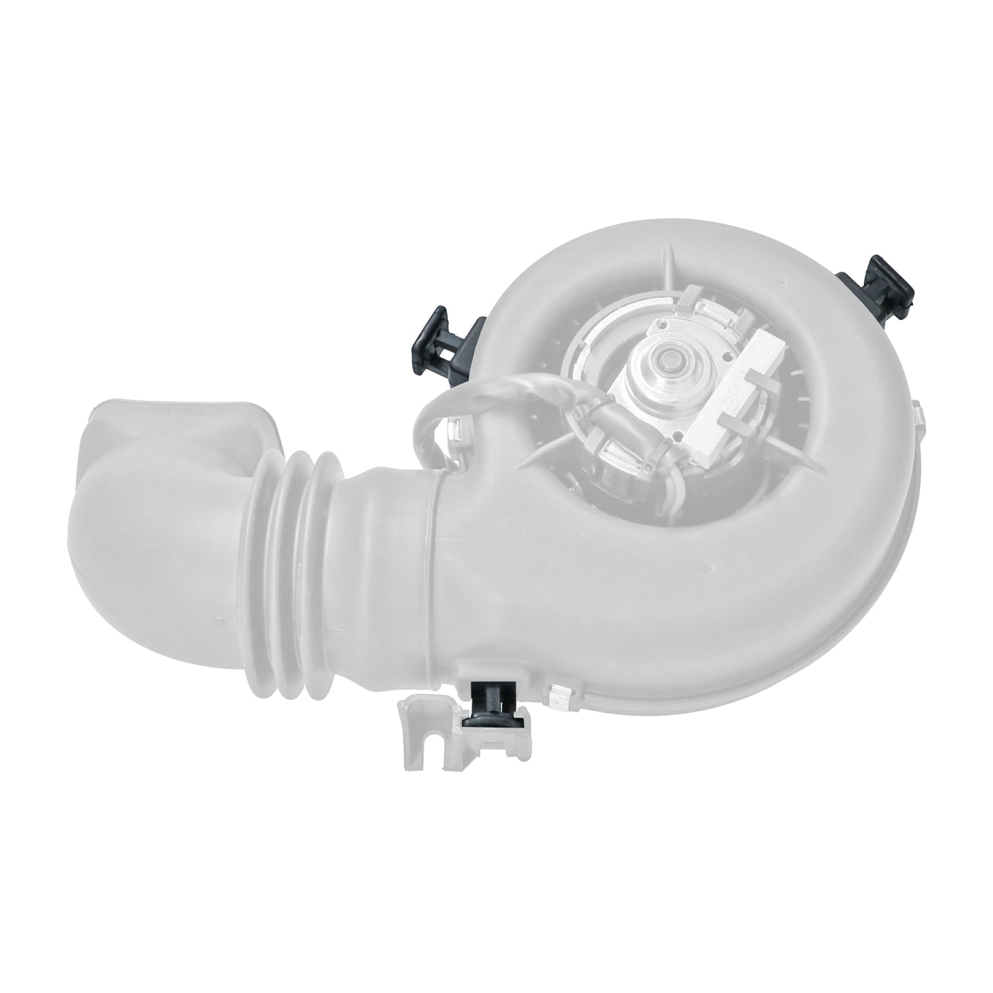 Rubber mount blower motor