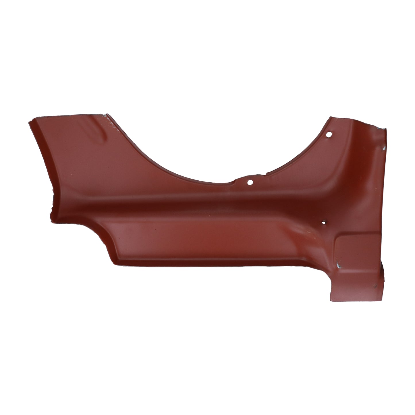 lower part of rear inner quarter panel, left