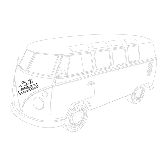 Seat rails and seat brackets SPLIT Bus 08/62-07/67