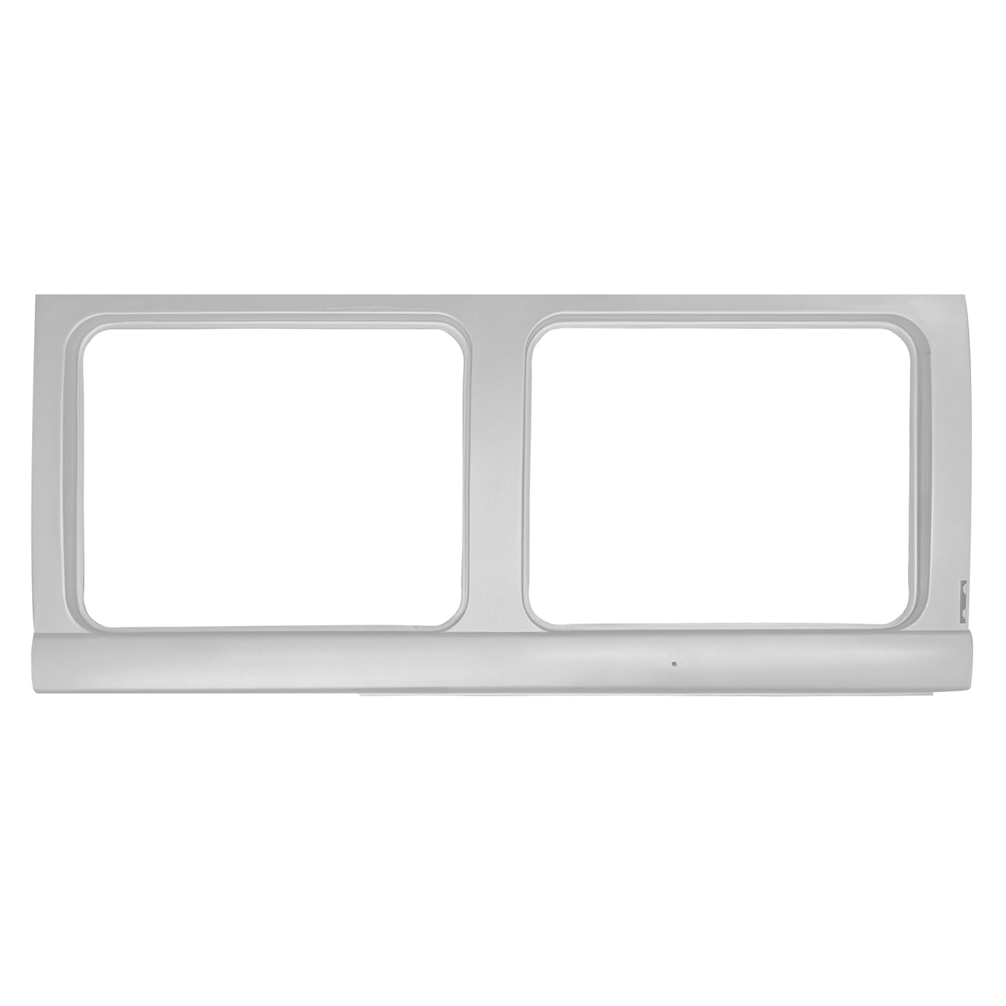 Sidewindow repair panel short, right, 2 windows