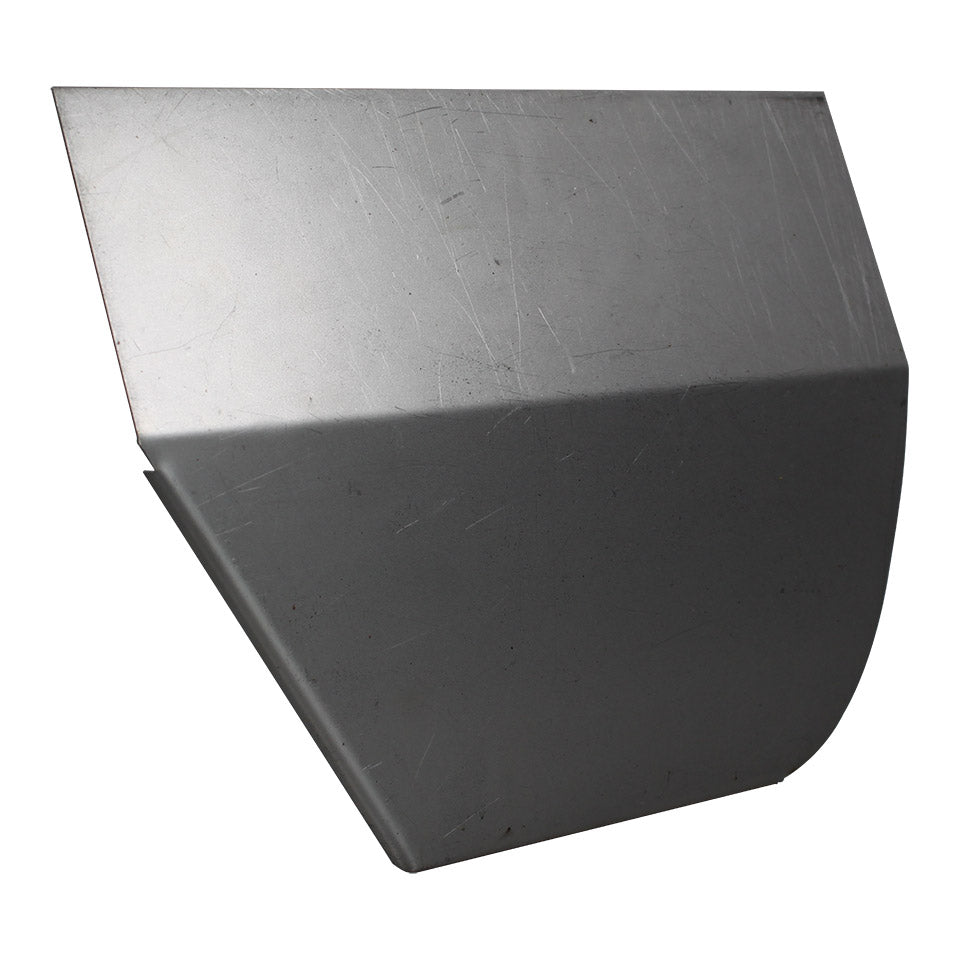 Splashpanel behind rear wheel, left