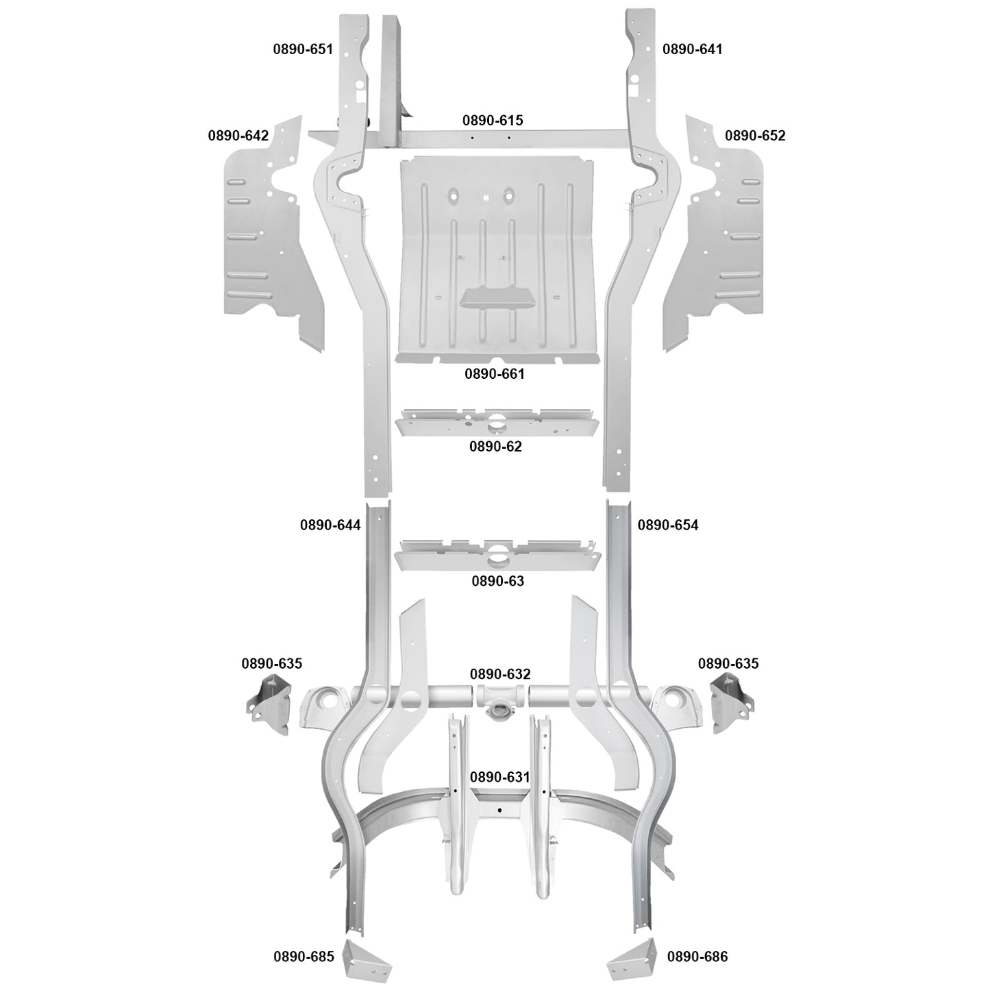Chassis Kit (Boxed, 210x80x43cm)