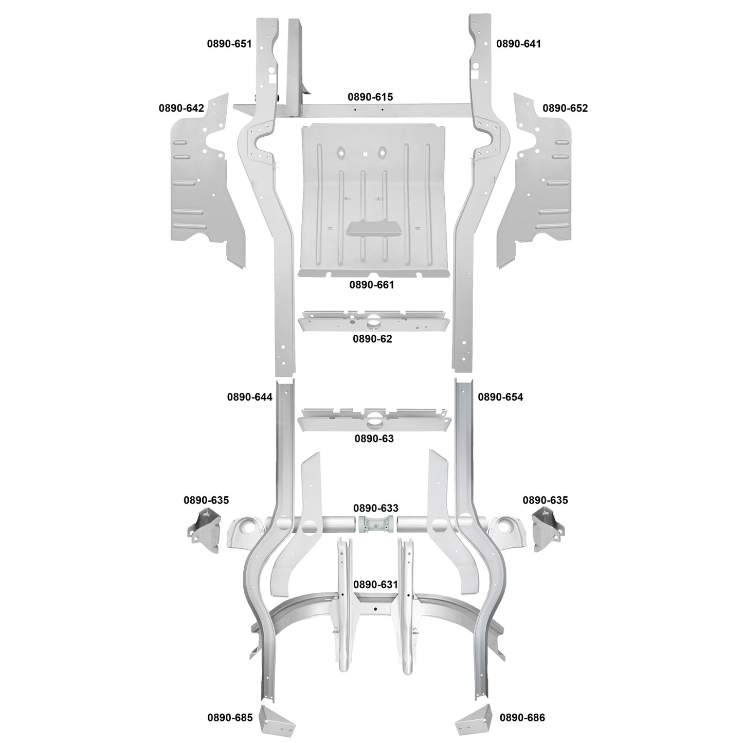 Chassis Kit (Boxed, 210x80x43cm)