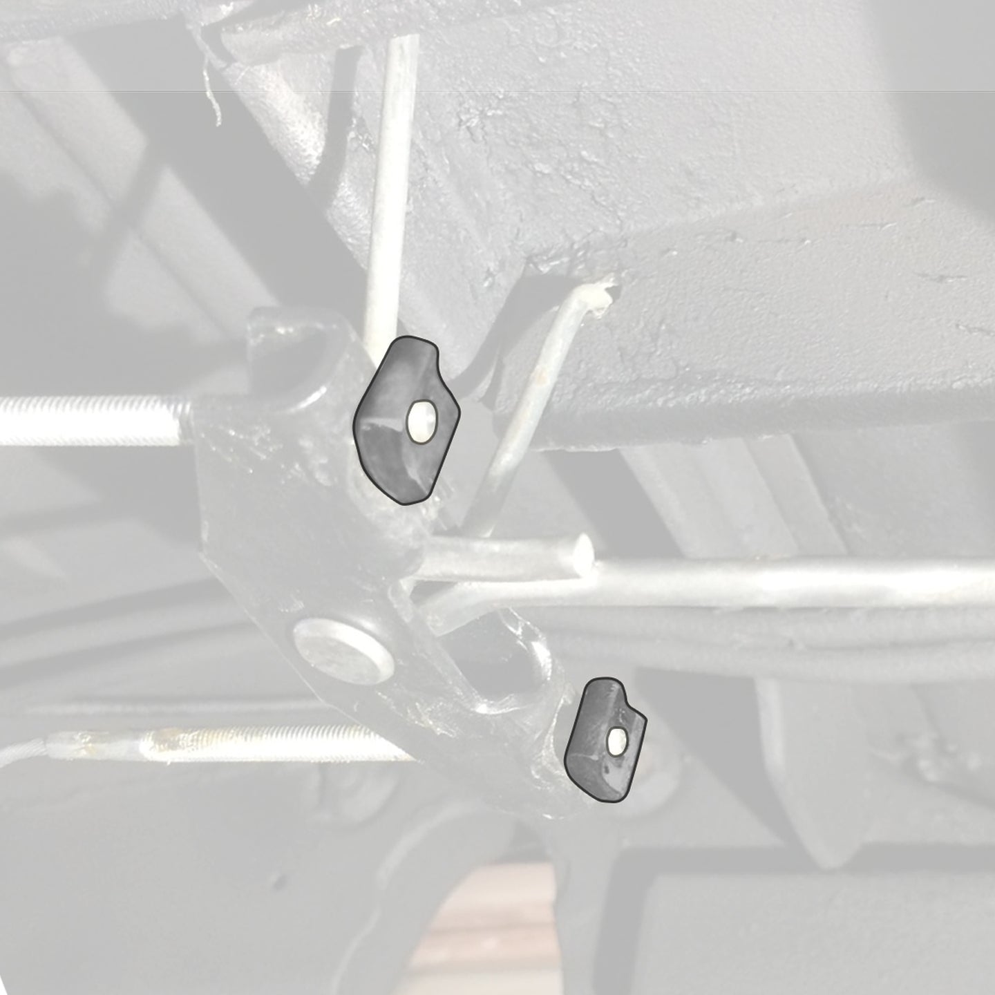 Nuts for handbrake cable