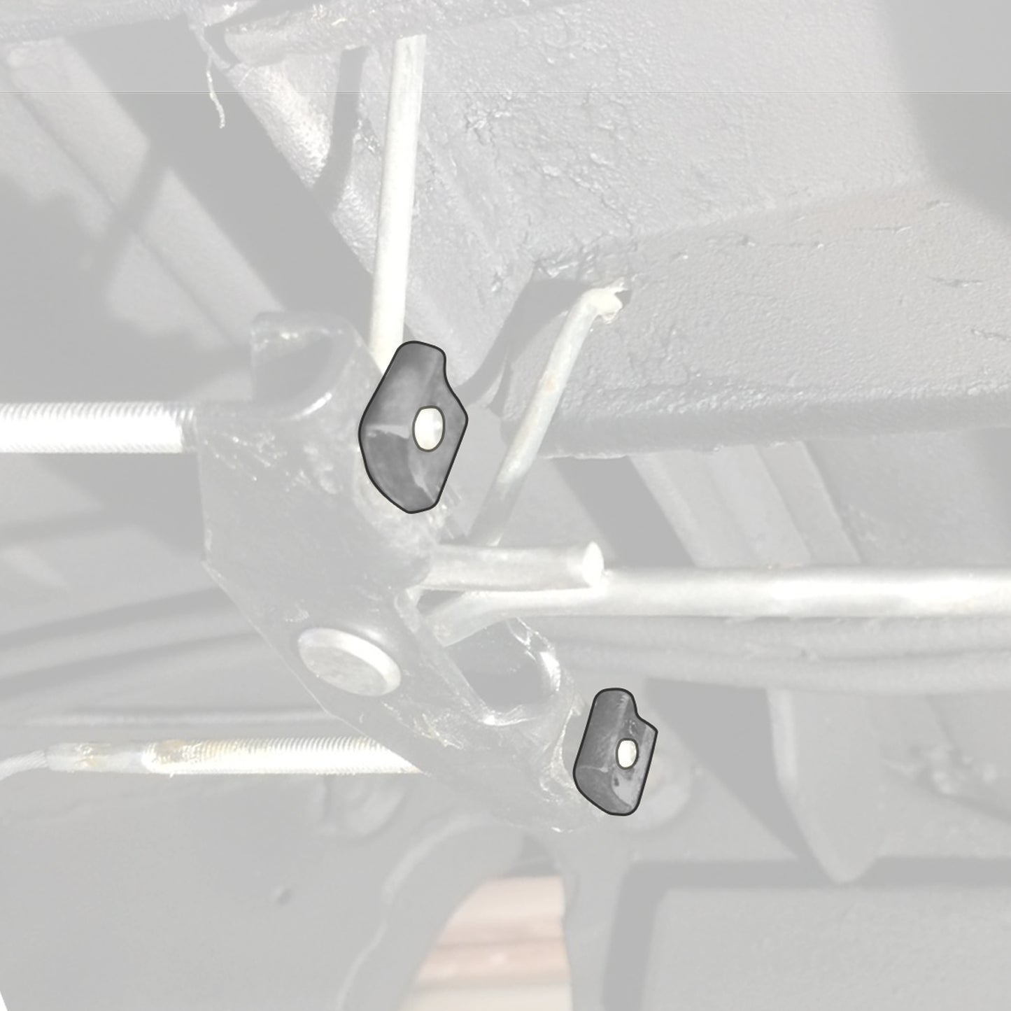 Nuts for handbrake cable