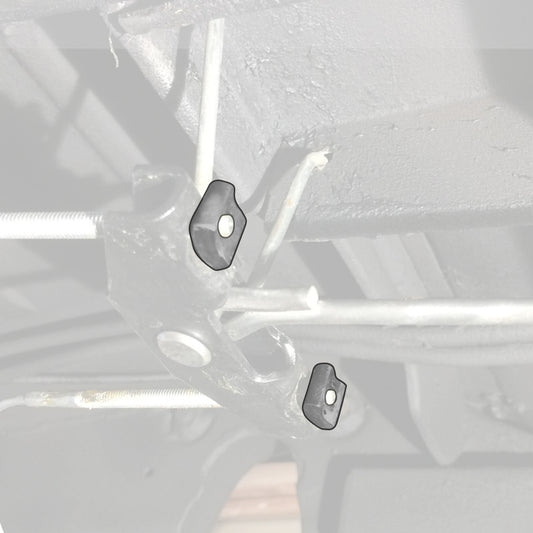 Nuts for handbrake cable Bay Bus 08/71-07/79