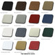 Front Door Cards with Pockets in Single Colour Vinyl: Karmann Ghia 1964-1974