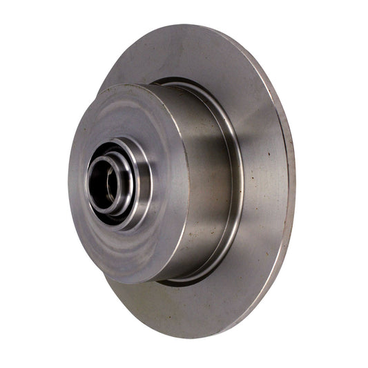 Brake disc without lugs