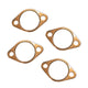 Exhaust gasket, copper, 1 5/8 diameter, 4 pieces