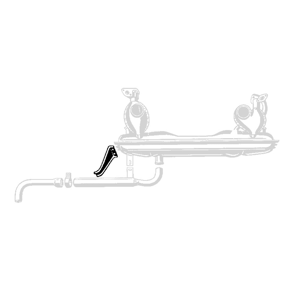 Bracket exhaust pipe