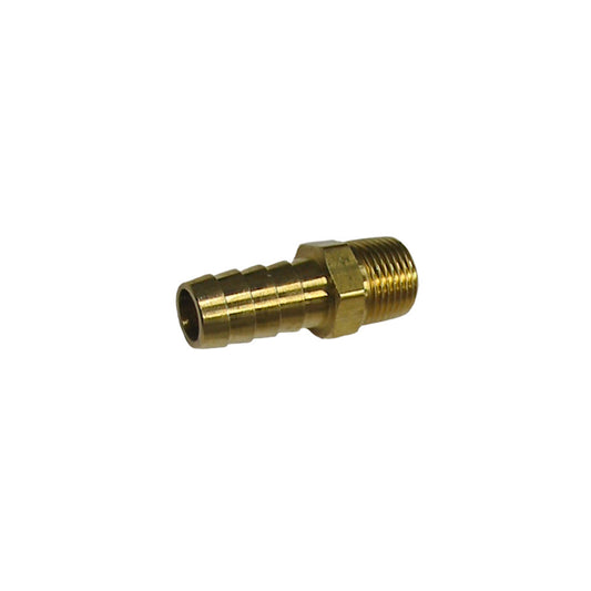 Brass barbed hose fitting 3/8" NPT
