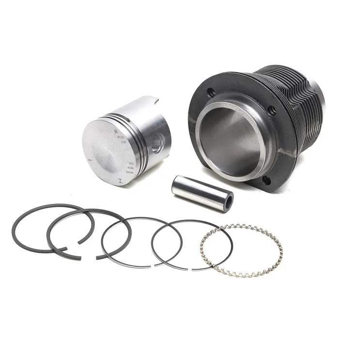 KS Barrel & Piston Kit, Cast, 77mm x 69mm, 1300cc : Beetle (1965-1975), Beetle Cabrio (1965-1975)