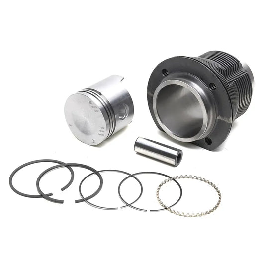 KS Barrel & Piston Kit, Cast, 77mm x 69mm, 1300cc : Beetle (1965-1975), Beetle Cabrio (1965-1975)