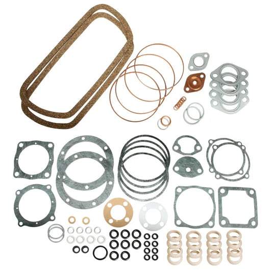 Gasket set, 1200cc, 8/60-8/69, German: Beetle (1961-1969), T2 Split Bus (1961-1962), Karmann Ghia (1961-1964)