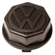 Black GT Wheel Centre Cap: Beetle (1972-1979), Karmann Ghia (1972-1974), Type 3 (1972-1973)