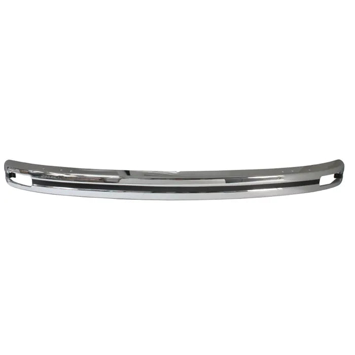 Front Bumper, Chrome, Europa Style with Indicator Slots, Heavy Duty: Beetle (1975-1979), Beetle Cabrio (1975-1979)