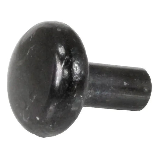 Rivet for Quarter Light Pivot, Black with Domed Head: Beetle (1950-1979)