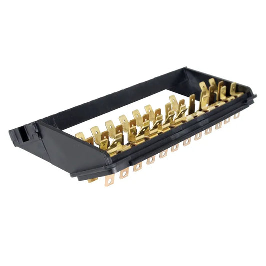 Fuse Box 12 Fuse with Relay Plate not for 1302/3: Beetle (1973-1979), T25 (1980-1992), Karmann Ghia (1973-1974)