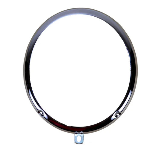 Best Quality Headlight Rim in Chrome 20 Past 8 Adjusting Screw Configuration: Beetle (1950-1967), T2 Split Bus (1950-1967)