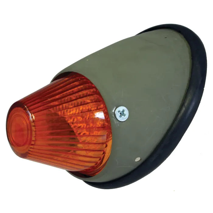 Bullet Front Indicator Assembly with Amber Lens Left: Beetle (1955-1957), Beetle Cabrio (1955-1957)