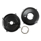 Backing plates dynamo/alternator 105mm (3 pieces) - black