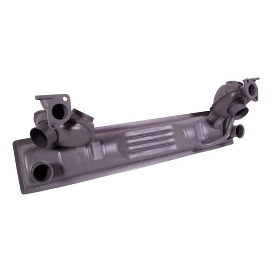 Exhaust Silencer with Single Left Hotspot 1300cc-1600cc: Beetle (1966-1971), Karmann Ghia (1966-1971), Beetle Cabrio (1966-1971)
