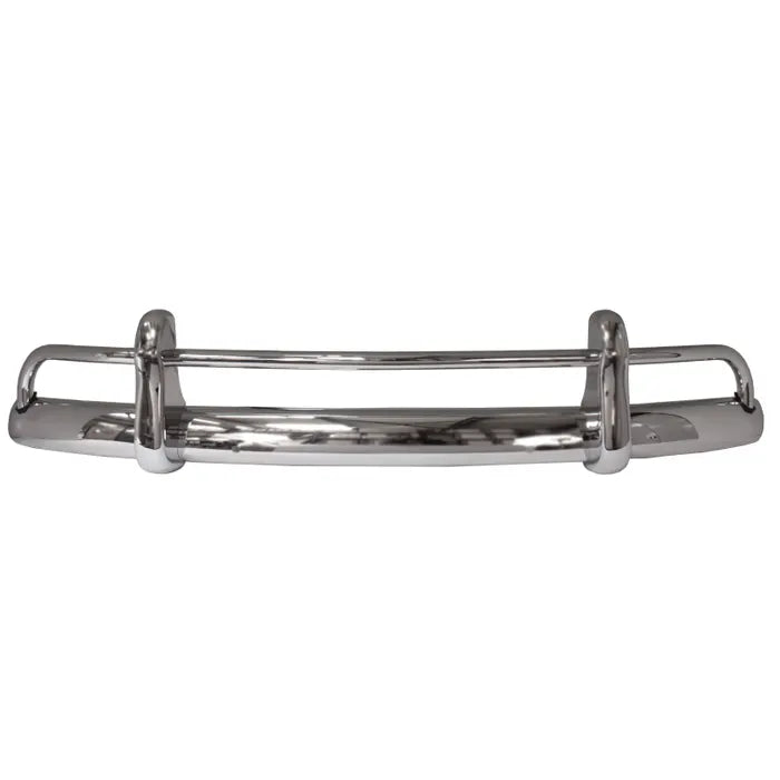 Front Bumper, Chrome, Blade US Spec, Heavy Duty: Beetle (1953-1967), Beetle Cabrio (1953-1967)