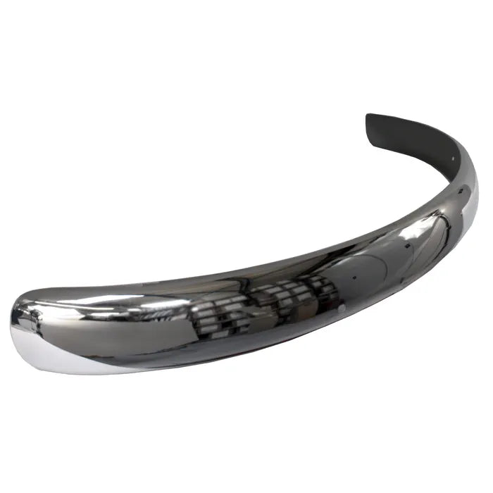 Rear Bumper, Chrome, Blade Style, Heavy Duty: Beetle (1953-1973), Beetle Cabrio (1953-1967)