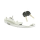 Locking Door Handle with Keys Chrome: Beetle (1968-1979), Karmann Ghia (1968-1974), Type 3 (1968-1973)