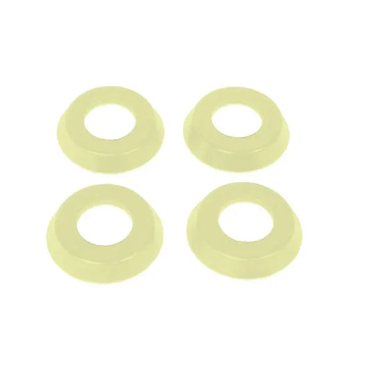 Interior Door Handle & Window Winder Trim Ring Set, Ivory Coloured: Beetle (1956-1967), T2 Split Bus (1950-1967), Karmann Ghia (1960-1967)