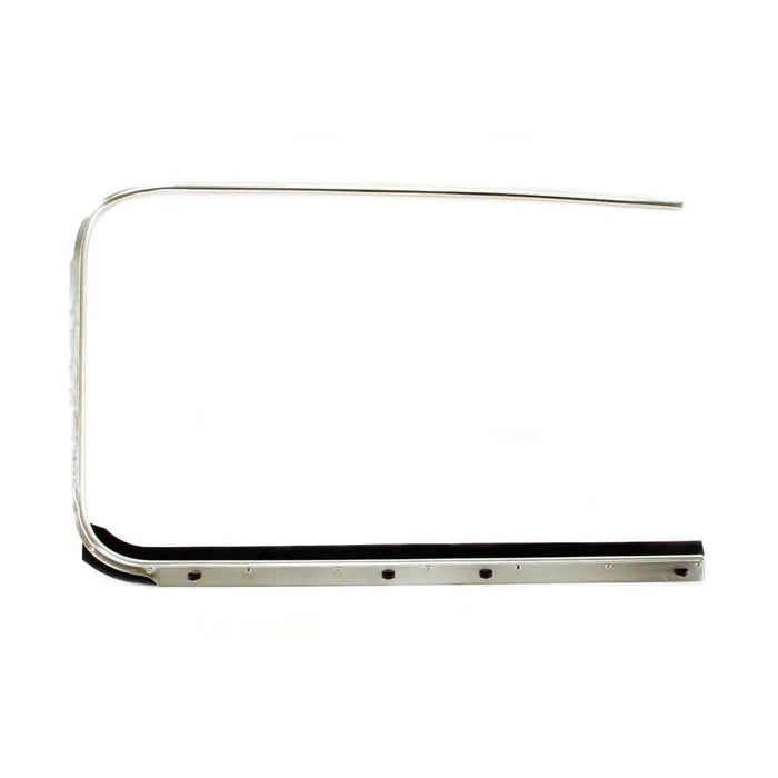 Outer Window Aluminium Trim with Scraper for the Right Side: Beetle (1953-1964)