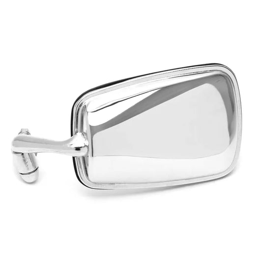 Wing Mirror with a Chrome Plated Arm and Stainless Steel Head Left for Right Hand Drive: Beetle (1968-1979)