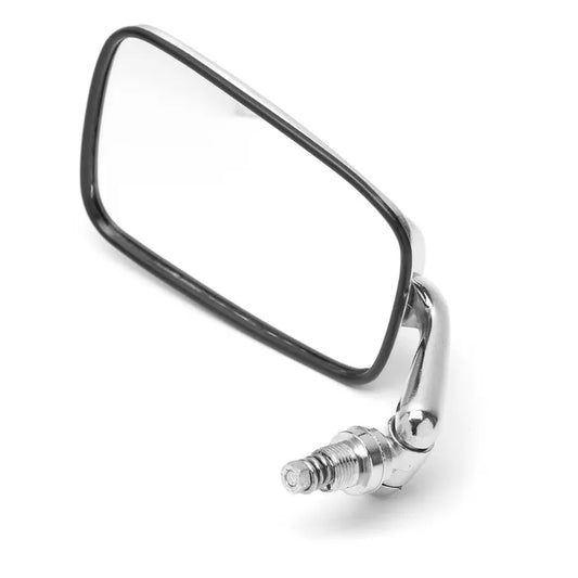 Wing Mirror with Chrome Arm, Stainless Steel Head and Black Trim Left: Beetle (1968-1979)