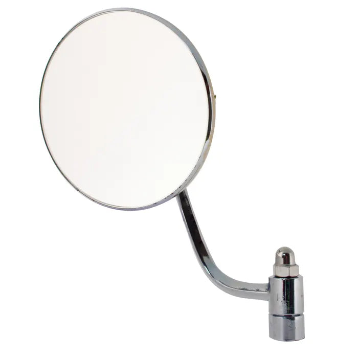 Wing Mirror Round Hinge Mounted Left: Beetle (1950-1967), Beetle Cabrio (1950-1967)
