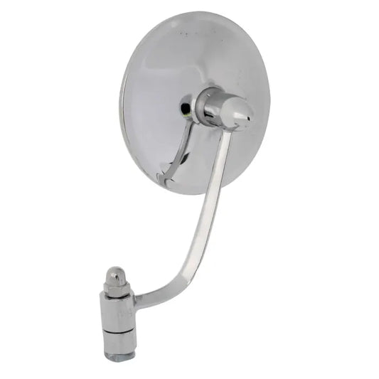 Wing Mirror Round Hinge Mounted Left: Beetle (1950-1967), Beetle Cabrio (1950-1967)