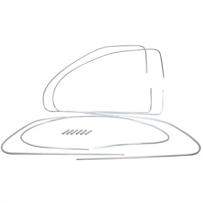 Deluxe Window Rubber Trim Set including Clips: Beetle (1958-1964)