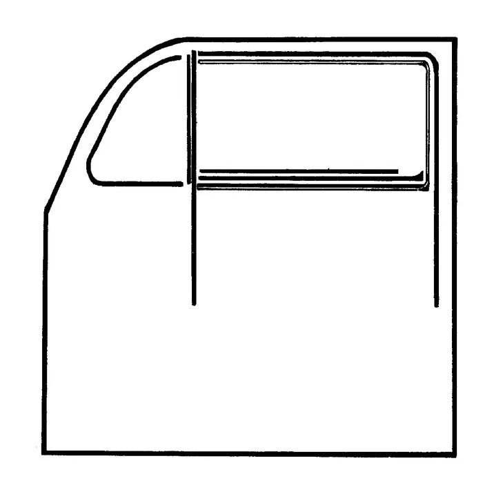 Door Seal Refresh Kit, Right: Beetle (1965-1979)