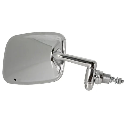 Wing Mirror with a Chrome Arm and Stainless Head Right for Right Hand Drive: Beetle (1968-1979)