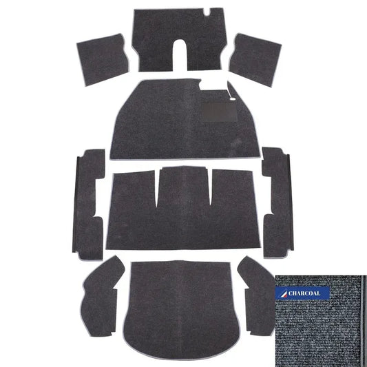 Carpet Set for Right Hand Drive: Beetle (1969-1972) RED