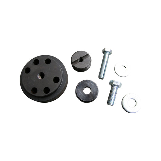 Flywheel and crankshaft drill jig