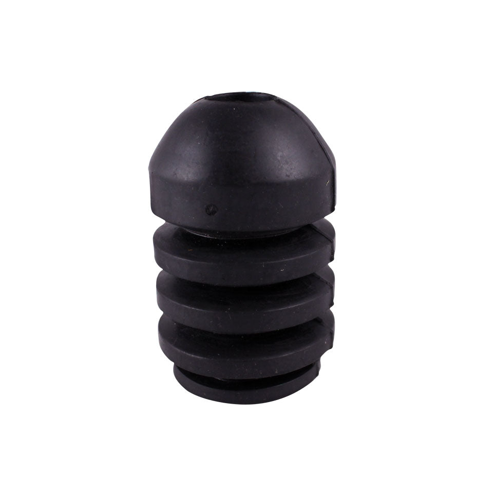 Tower rubber stop on shock absorber