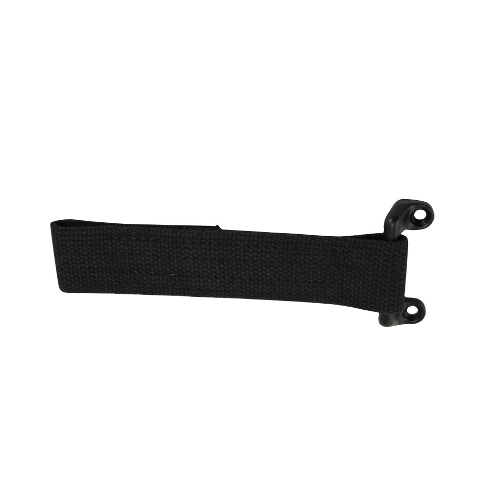 Door check strap cargo door (175mm), with bracket, black