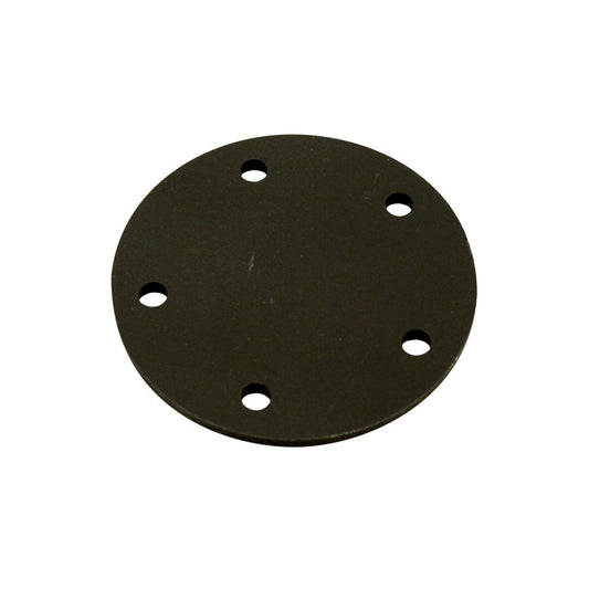 Block off plate for fuel sender hole
