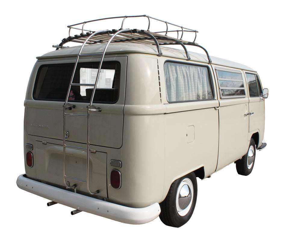 Rear ladder for roof rack, Stainless steel