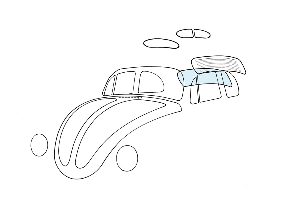 Rear window, no heating