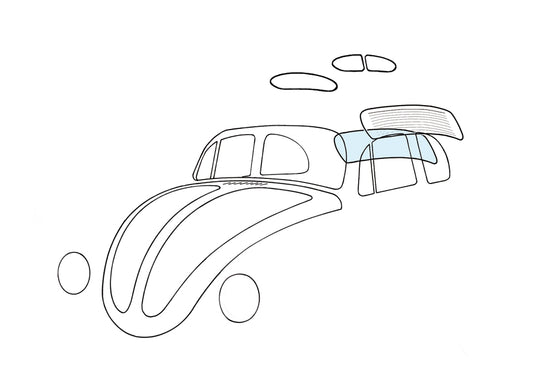 Rear window, no heating