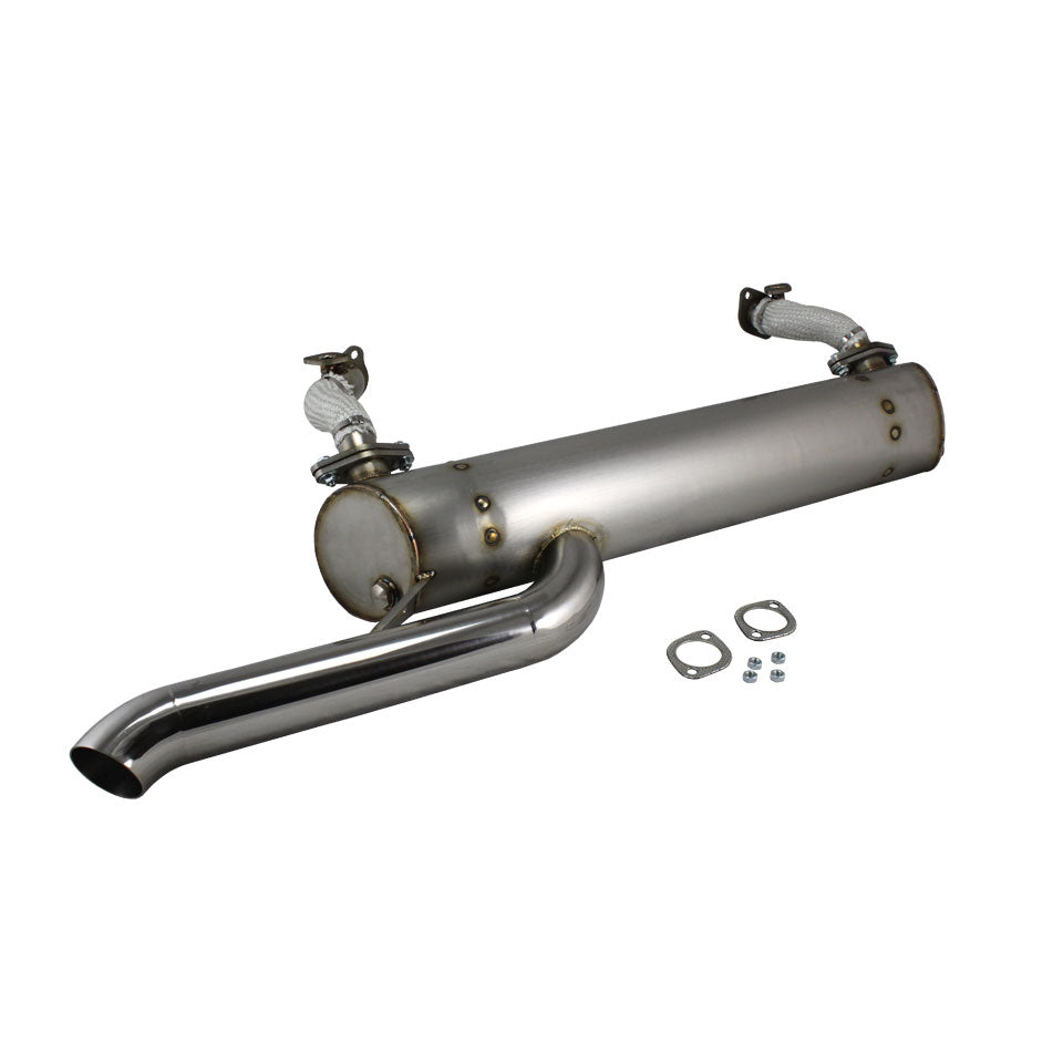 Exhaust, Vintage Speed, with pre-heat risers, Stainless steel