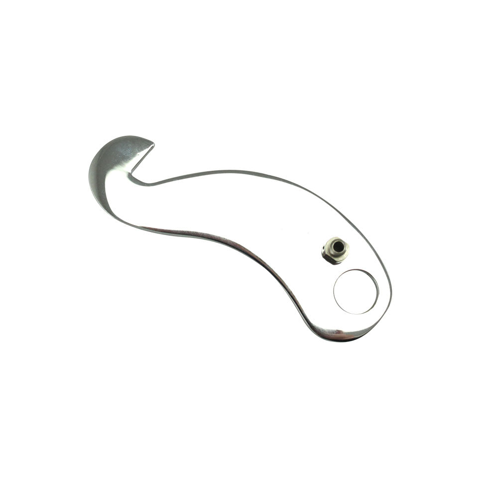 Chrome hook for sunroof lock