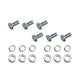 Bolts and washers for header spring bar plate assembly