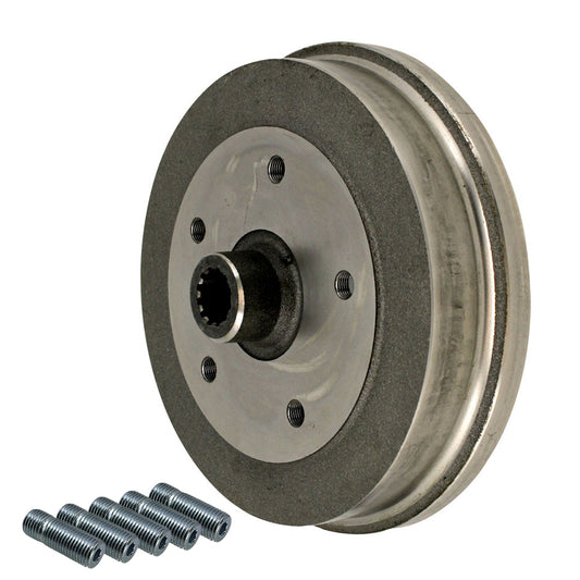 Brake drum, rear, 5 lug (5x130) Porsche